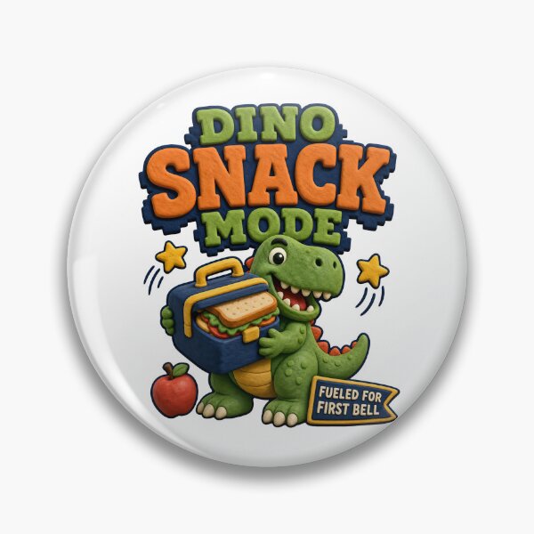 Item preview, Back to School: Dino Snack Mode at First Bell designed and sold by Fenay Designs.