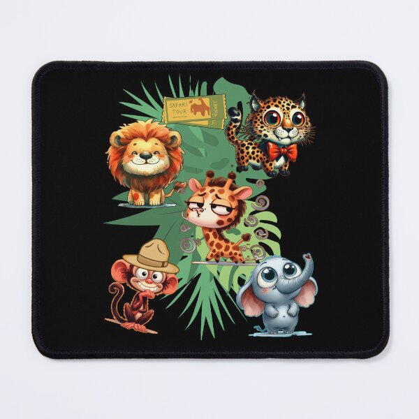 Item preview, Cute Safari Summer Animals Kawaii Jungle Adventure designed and sold by Szpaku desart .