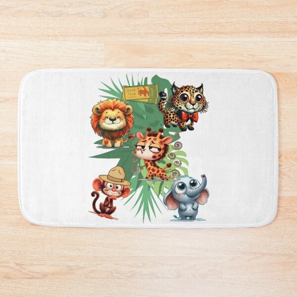 Item preview, Cute Safari Summer Animals Kawaii Jungle Adventure designed and sold by Szpaku desart .