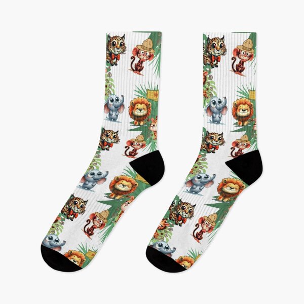 Item preview, Cute Safari Summer Animals Kawaii Jungle Adventure designed and sold by Szpaku desart .