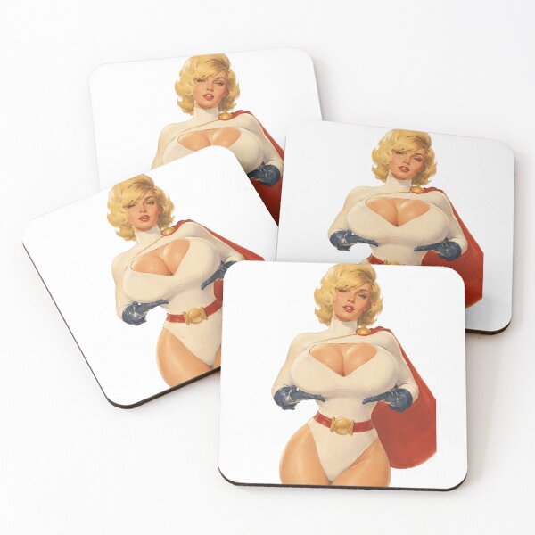 Item preview, Retro Superhero Pin Up | Vintage Comic Heroine Illustration designed and sold by Cosplayvintage.