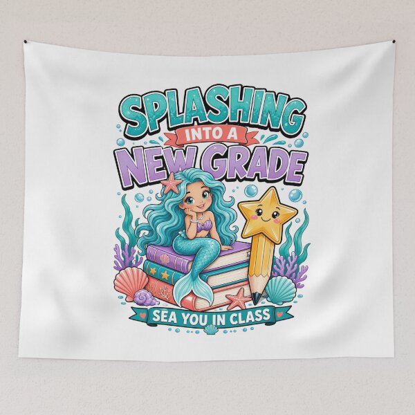 Item preview, Back to School: Mermaid Splashing Into a New Grade designed and sold by Fenay Designs.