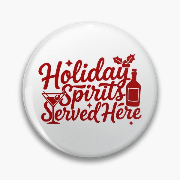 Item preview, Holiday Spirits Served Here designed and sold by theartfulaspie.