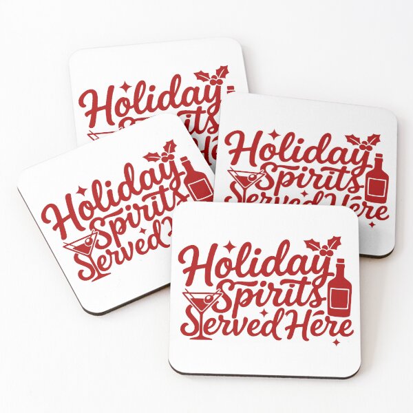 Item preview, Holiday Spirits Served Here designed and sold by theartfulaspie.