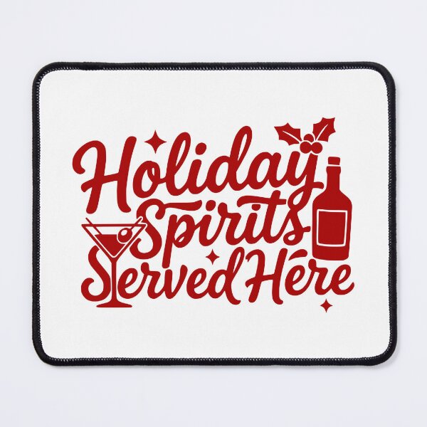 Item preview, Holiday Spirits Served Here designed and sold by theartfulaspie.