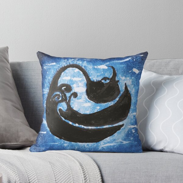 Item preview, Blue Coiled Dragon Yin-Yang Design designed and sold by NoxArtis.