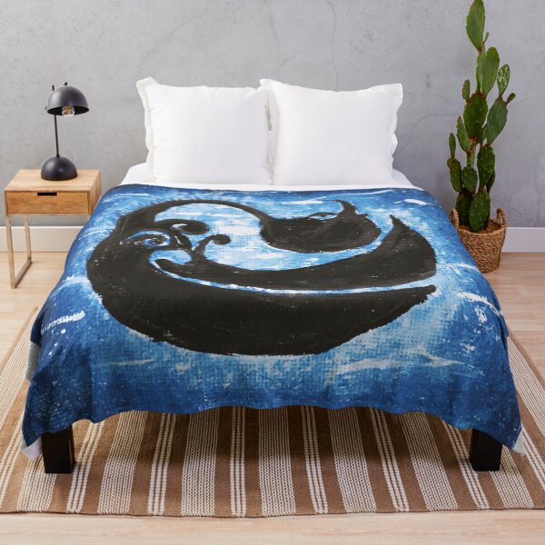 Item preview, Blue Coiled Dragon Yin-Yang Design designed and sold by NoxArtis.