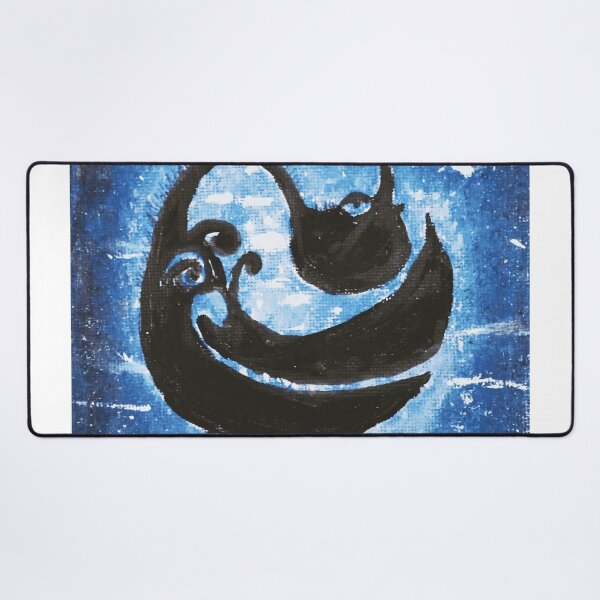 Item preview, Blue Coiled Dragon Yin-Yang Design designed and sold by NoxArtis.