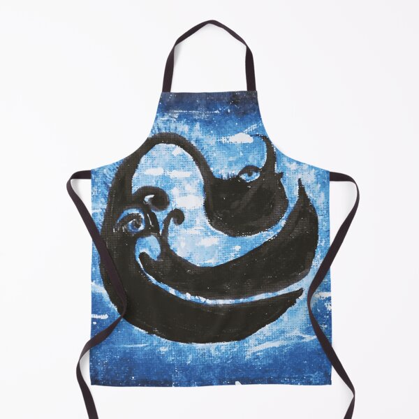 Item preview, Blue Coiled Dragon Yin-Yang Design designed and sold by NoxArtis.