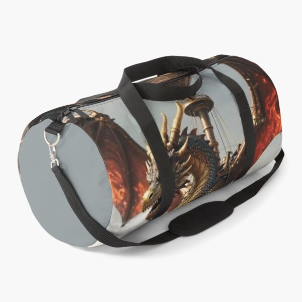 Item preview, Steampunk Dragon Airship in Epic Illustration Style designed and sold by Lucia Amaris Art.
