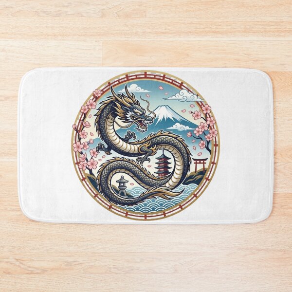 Item preview, Traditional Japanese Dragon Emblem designed and sold by dcdjapan.