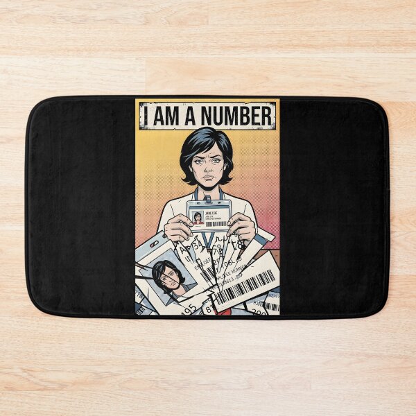Item preview, ID Badge Corporate Identity Minimalist Comic Poster designed and sold by DuckOddity.