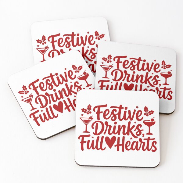 Item preview, Festive Drinks, Full Hearts designed and sold by theartfulaspie.