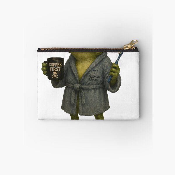 Item preview, Grumpy Morning Frog designed and sold by SurrealSproutz.