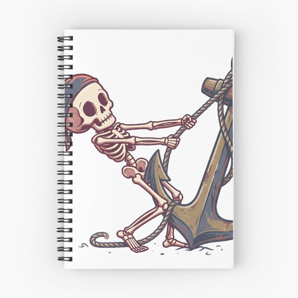 Item preview, Skeleton Pirate Pulling Giant Anchor with Rope designed and sold by MisteryDesigner.