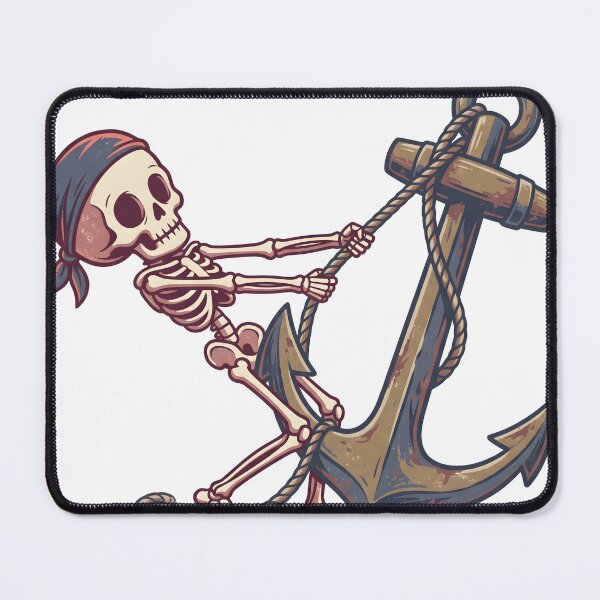 Item preview, Skeleton Pirate Pulling Giant Anchor with Rope designed and sold by MisteryDesigner.