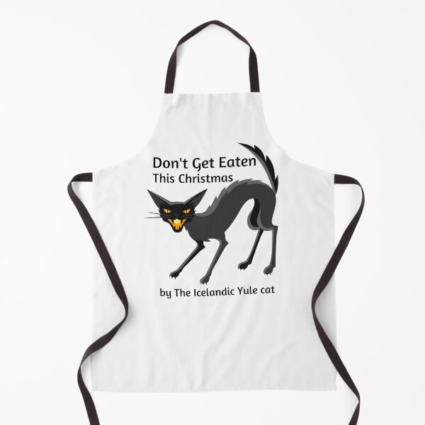 Item preview, Don't get eaten this Christmas by the Icelandic Yule Cat designed and sold by GaflariDesign.