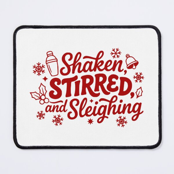 Item preview, Shaken, Stirred, and Sleighing designed and sold by theartfulaspie.