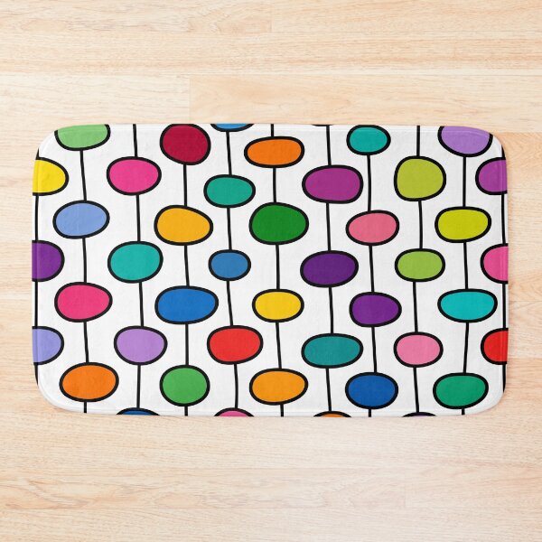Item preview, Retro Mid Century Modern Colorful Bead Pattern designed and sold by Far Out Goods.