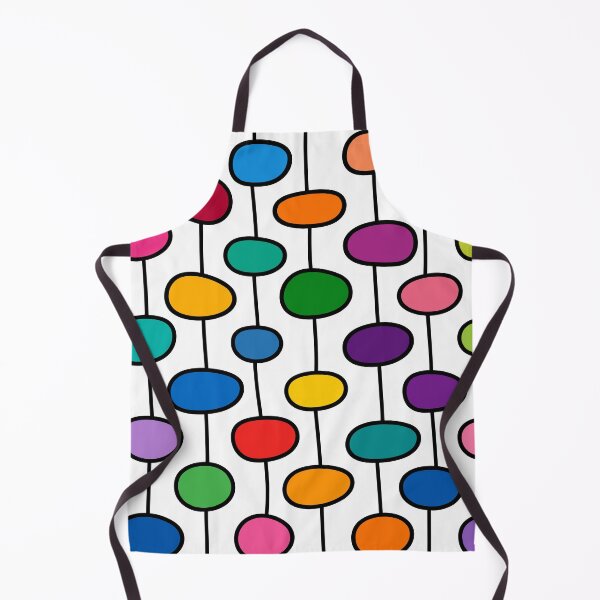 Item preview, Retro Mid Century Modern Colorful Bead Pattern designed and sold by Far Out Goods.