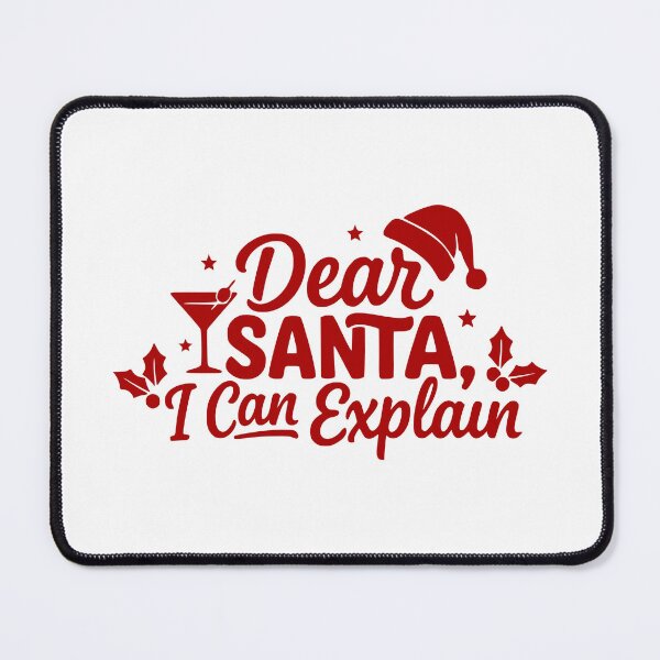 Item preview, Dear Santa, I Can Explain designed and sold by theartfulaspie.