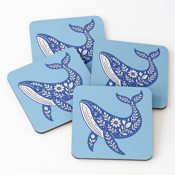 Aperçu de l'œuvre Baleine d'art populaire créée et vendue par ViaARTfactory.