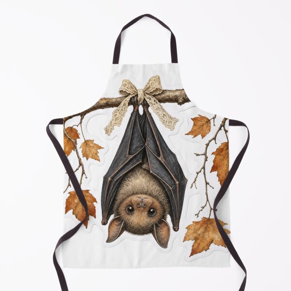 Item preview, Cute Vintage Halloween Bat Hanging From Bare Branch Oxblood Red designed and sold by StickyGuys.