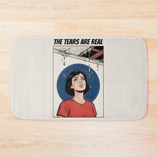 Item preview, Leaking Ceiling Teary Eyes Dark Comic Poster designed and sold by DuckOddity.