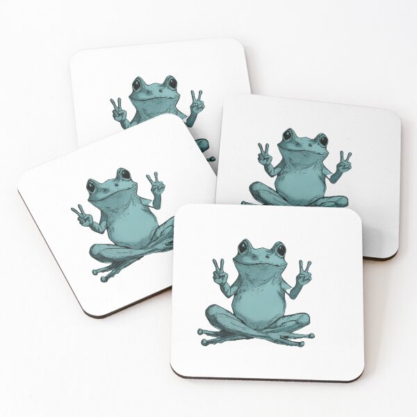 Item preview, Peace Tree Frog designed and sold by SurrealSproutz.