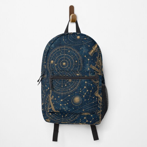 Item preview, Antique Astronomy Charts And Constellations Dark Academia Seamless Pattern Storm Blue designed and sold by StickyGuys.