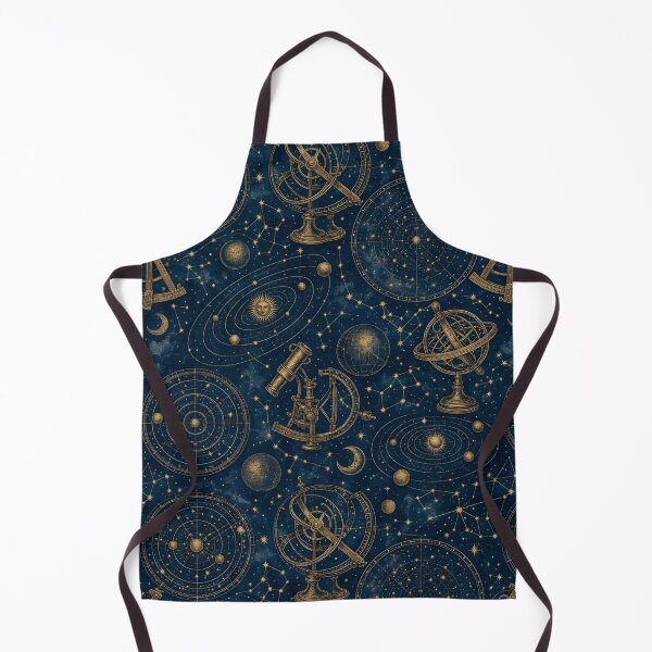 Item preview, Antique Astronomy Charts And Constellations Dark Academia Seamless Pattern Storm Blue designed and sold by StickyGuys.