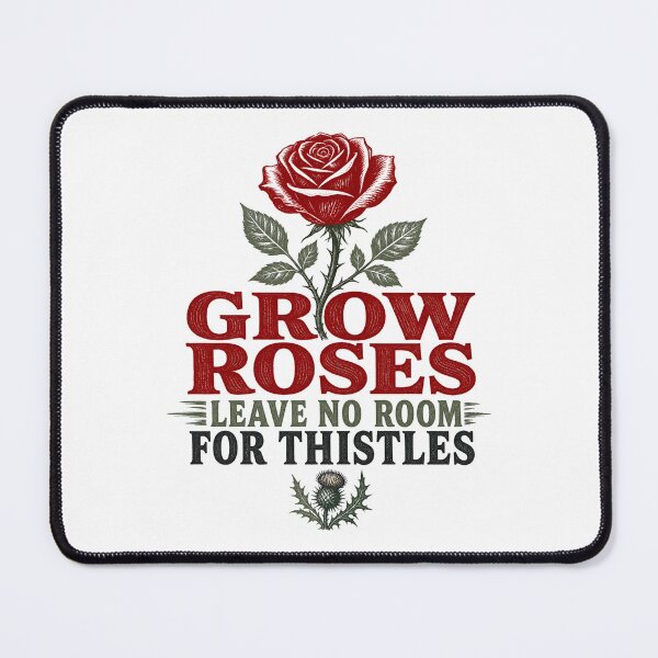 Item preview, The Secret Garden: Grow Roses, Crowd Out Thistles designed and sold by Fenay Designs.
