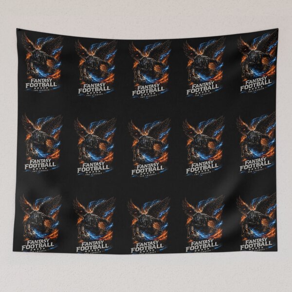 Item preview, Fantasy Football Winged Wolf Graphic T-Shirt designed and sold by LegendCourt.