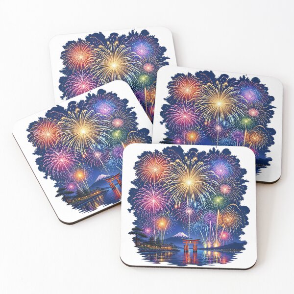 Item preview, Japanese Hanabi Fireworks Festival Poster designed and sold by dcdjapan.