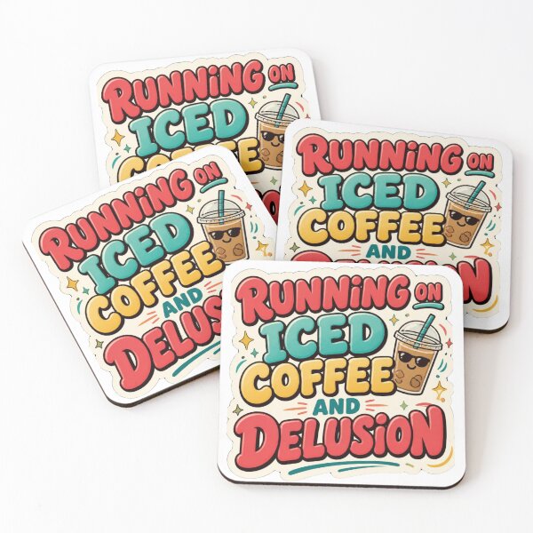 Item preview, Running on Iced Coffee and Delusion designed and sold by SportsShip.