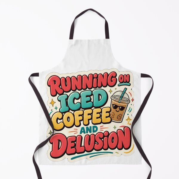 Item preview, Running on Iced Coffee and Delusion designed and sold by SportsShip.