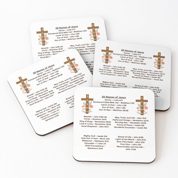 Item preview, 25 Names of Jesus designed and sold by tellit24seven.