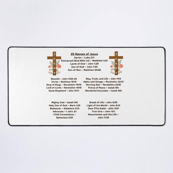 Item preview, 25 Names of Jesus designed and sold by tellit24seven.