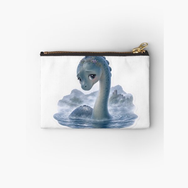Item preview, Cute Loch Ness Monster Peeking From Misty Waves Storm Blue designed and sold by StickyGuys.
