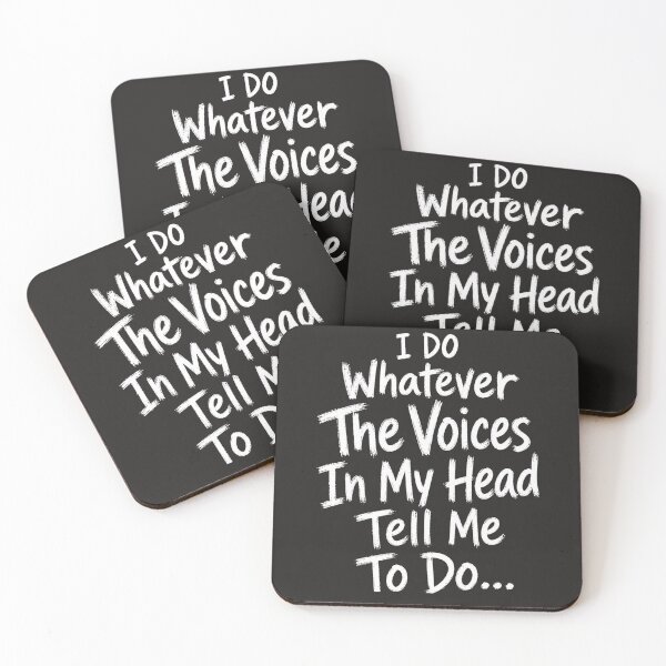 Item preview, I Do Whatever The Voices In My Head Tell Me To Do T-Shirt, Funny Sarcastic Humor Gift, Crazy Quote Graphic Tee, Meme Shirt designed and sold by OUICHA.