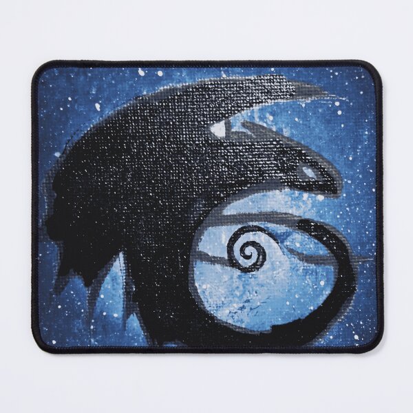 Item preview, Deep Blue Space Dragon Spiral Tail designed and sold by NoxArtis.