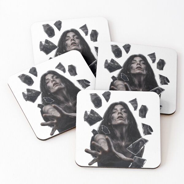 Item preview, Woman reaching through broken glass fragments as transparent object designed and sold by Creative88Art.