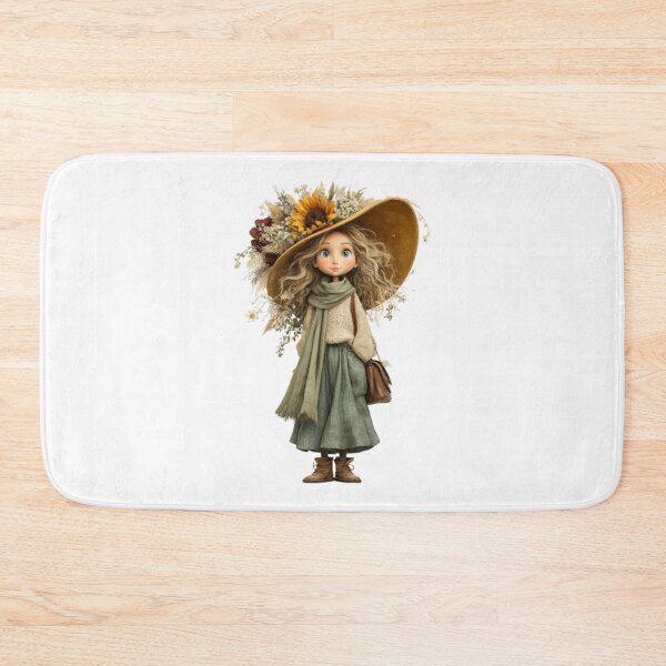 Item preview, Stylish Doll with Sunflower Hat designed and sold by Mikethe01.