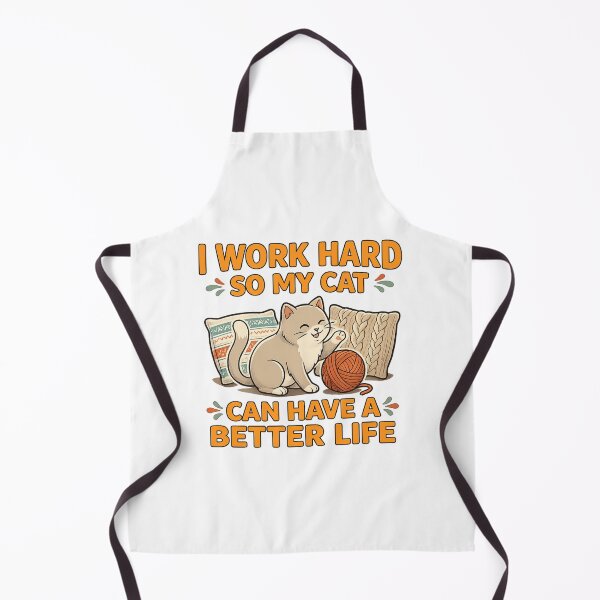 Item preview, I Work Hard So My Cat Can Have a Better Life designed and sold by TriStudio.