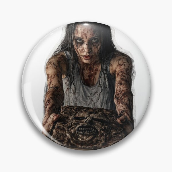 Item preview, Scary woman holding ancient occult book on transparent background designed and sold by Creative88Art.