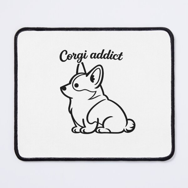 Item preview, Corgi Addict Minimal Line Art designed and sold by Tee Visions.