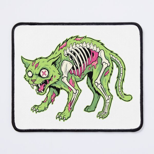 Item preview, Zombie Cat Skeleton designed and sold by InfiniteOrbit.
