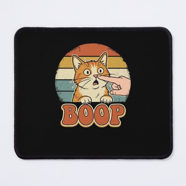 Item preview, BOOP Funny Cat Nose Tap Retro Vintage Feline designed and sold by snowry.