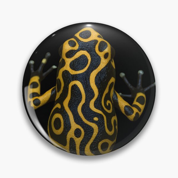 Item preview, Golden Poison Frog Back View designed and sold by SurrealSproutz.