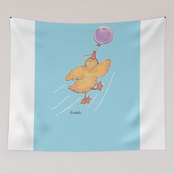 Item preview, Duckling & Balloon designed and sold by AnimalScribbles.